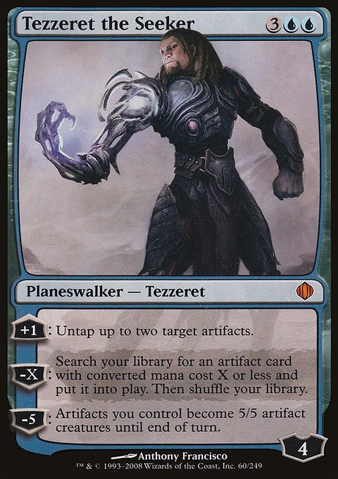 Tezzeret the Seeker, Shards of Alara #60, Magic: The Gathering card