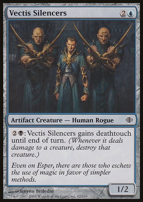 Vectis Silencers, Shards of Alara #62, Magic: The Gathering card