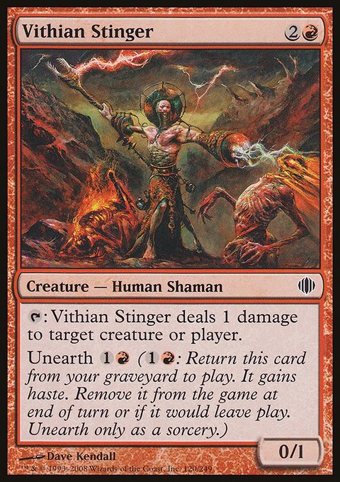 Vithian Stinger, Shards of Alara #120, Magic: The Gathering card