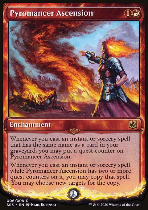 Pyromancer Ascension, Signature Spellbook: Chandra #6, Magic: The Gathering card