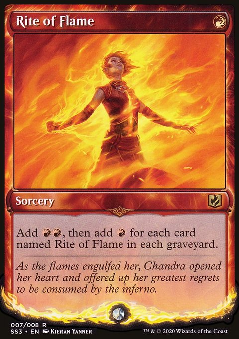 Rite of Flame, Signature Spellbook: Chandra #7, Magic: The Gathering card