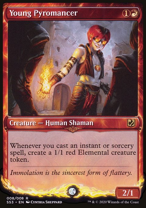 Young Pyromancer, Signature Spellbook: Chandra #8, Magic: The Gathering card