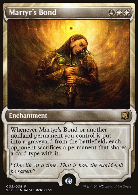 Martyr's Bond, Signature Spellbook: Gideon #2, Magic: The Gathering card