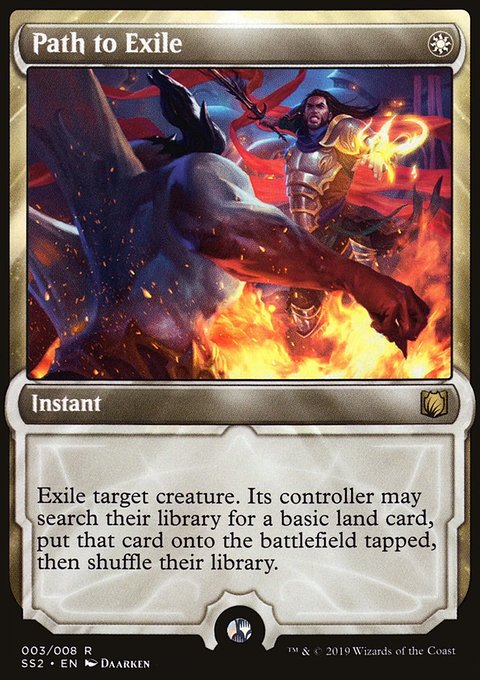 Path to Exile, Signature Spellbook: Gideon #3, Magic: The Gathering card