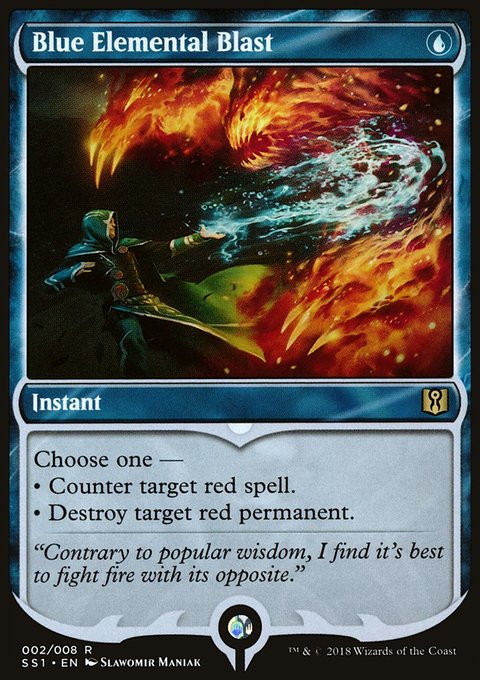 Blue Elemental Blast, Signature Spellbook: Jace #2, Magic: The Gathering card