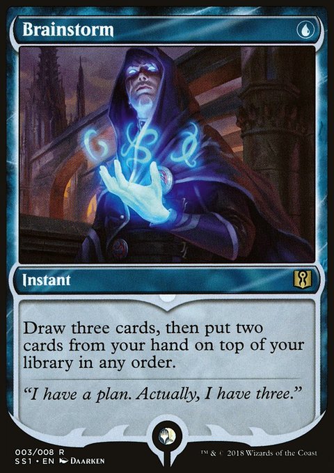 Brainstorm, Signature Spellbook: Jace #3, Magic: The Gathering card
