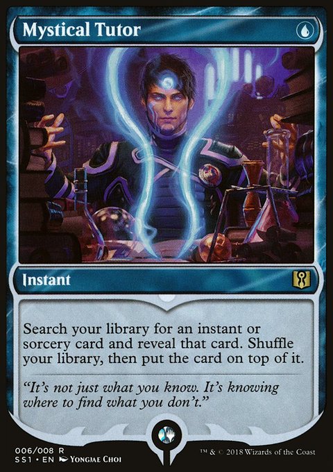 Mystical Tutor, Signature Spellbook: Jace #6, Magic: The Gathering card