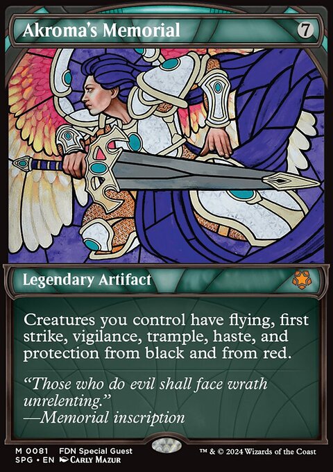 Akroma's Memorial, Special Guests #81, Magic: The Gathering card