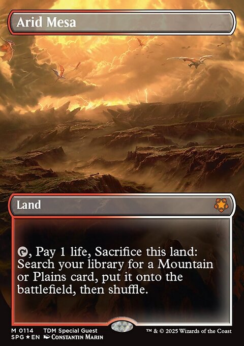 Arid Mesa, Special Guests #114, Magic: The Gathering card