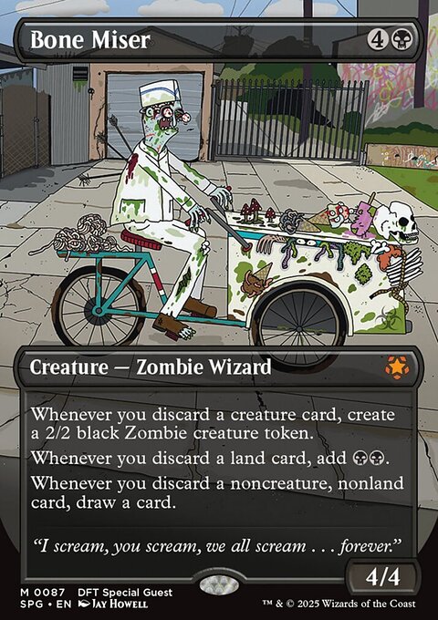 Bone Miser, Special Guests #87, Magic: The Gathering card