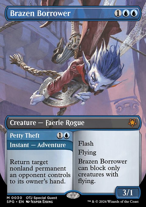 Brazen Borrower // Petty Theft, Special Guests #30, Magic: The Gathering card