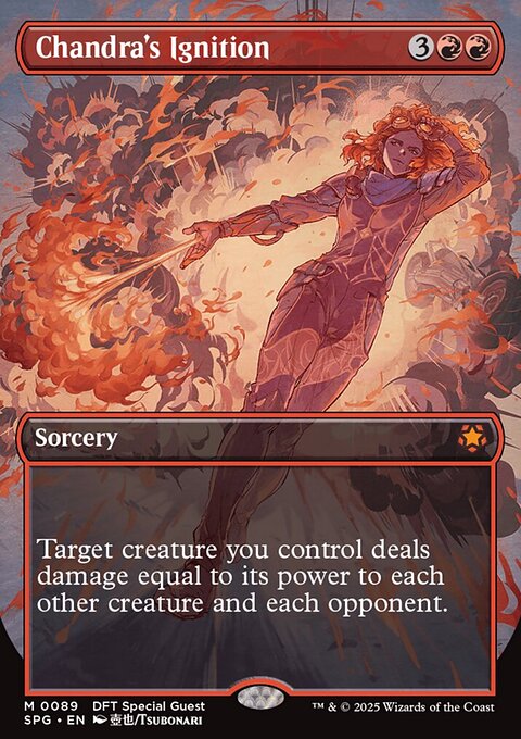 Chandra's Ignition, Special Guests #89, Magic: The Gathering card