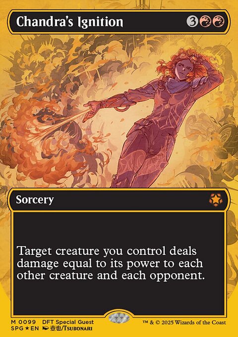 Chandra's Ignition, Special Guests #99, Magic: The Gathering card