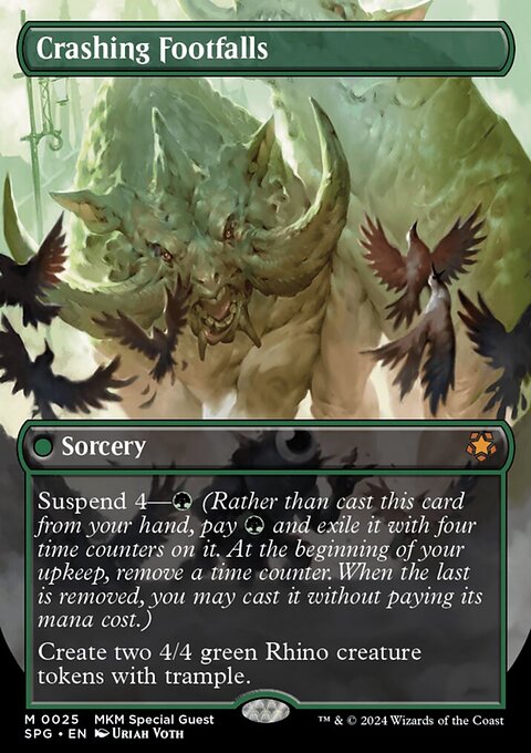 Crashing Footfalls, Special Guests #25, Magic: The Gathering card