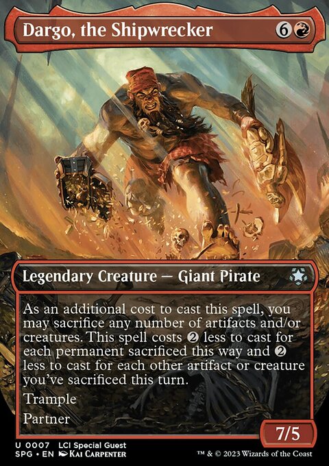 Dargo, the Shipwrecker, Special Guests #7, Magic: The Gathering card