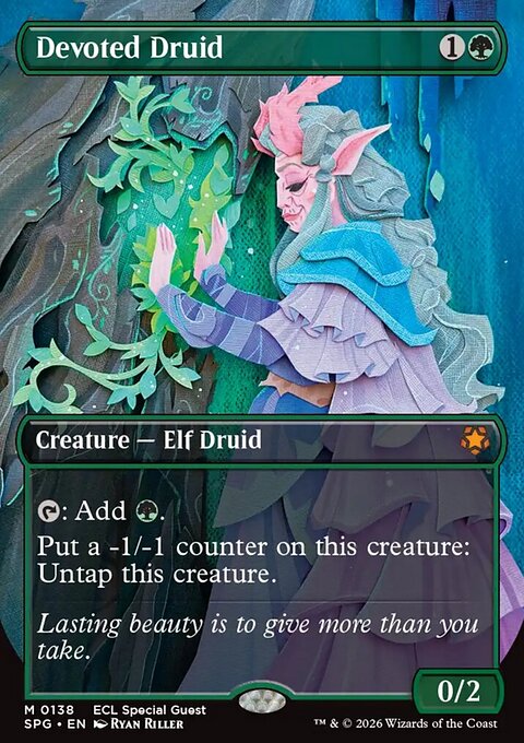 Devoted Druid, Special Guests #138, Magic: The Gathering card