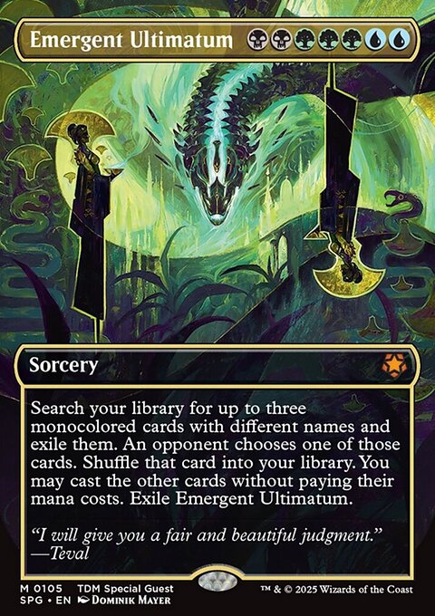 Emergent Ultimatum, Special Guests #105, Magic: The Gathering card