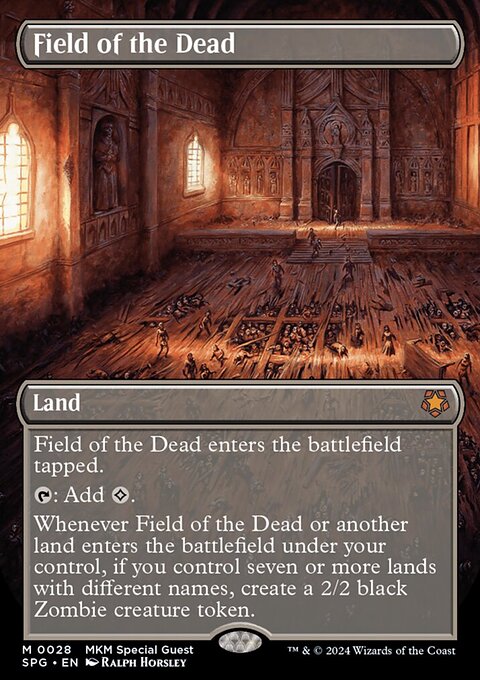 Field of the Dead, Special Guests #28, Magic: The Gathering card