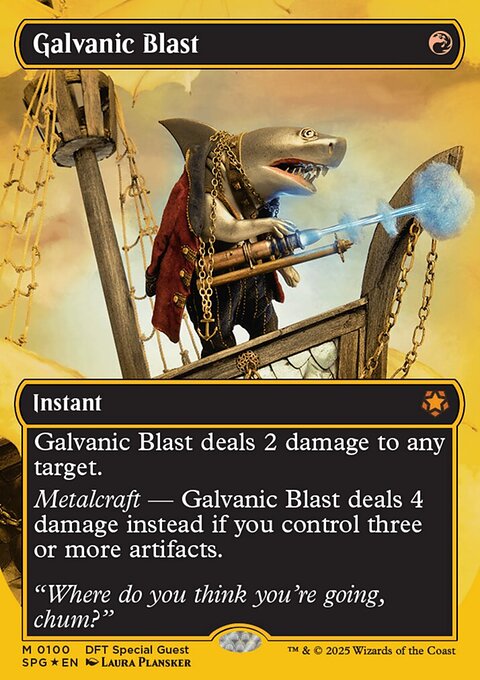 Galvanic Blast, Special Guests #100, Magic: The Gathering card