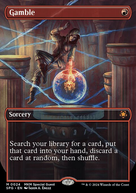 Gamble, Special Guests #24, Magic: The Gathering card