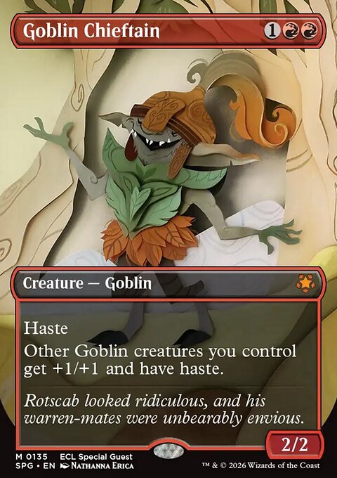 Goblin Chieftain, Special Guests #135, Magic: The Gathering card