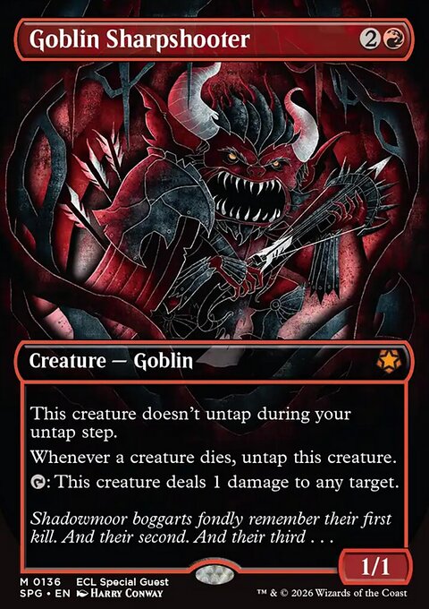 Goblin Sharpshooter, Special Guests #136, Magic: The Gathering card
