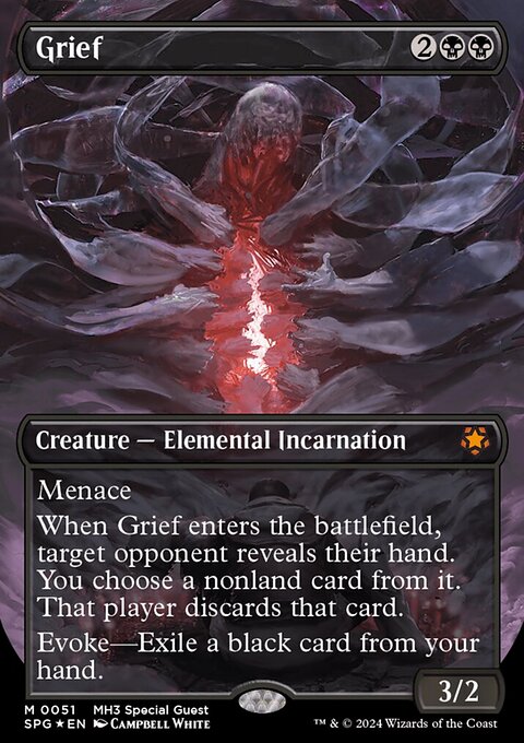 Grief, Special Guests #51, Magic: The Gathering card