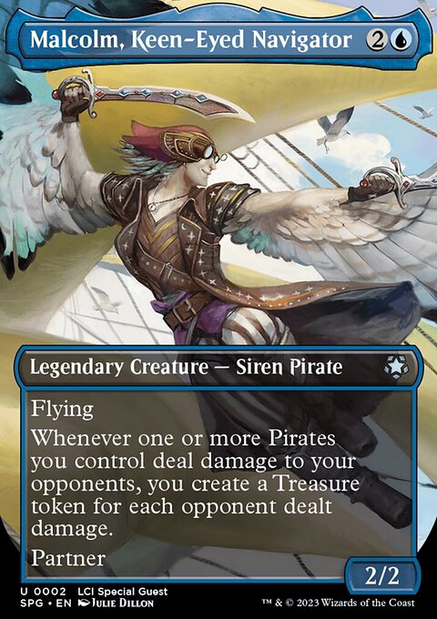 Malcolm, Keen-Eyed Navigator, Special Guests #2, Magic: The Gathering card