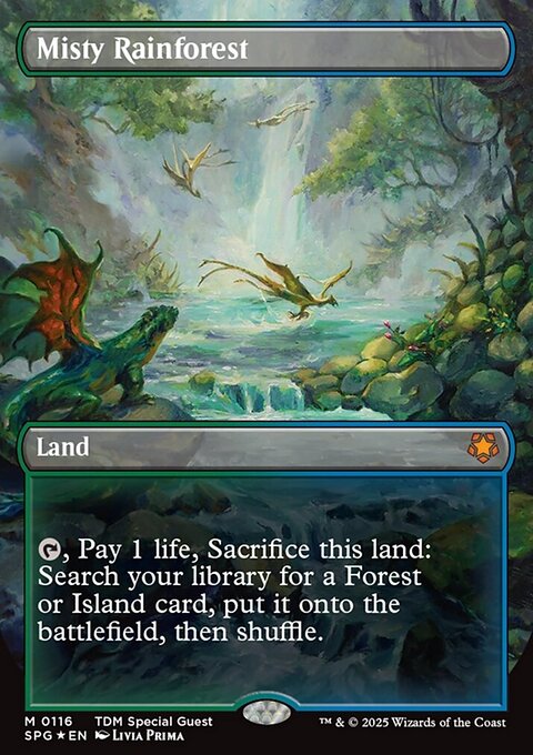 Misty Rainforest, Special Guests #116, Magic: The Gathering card