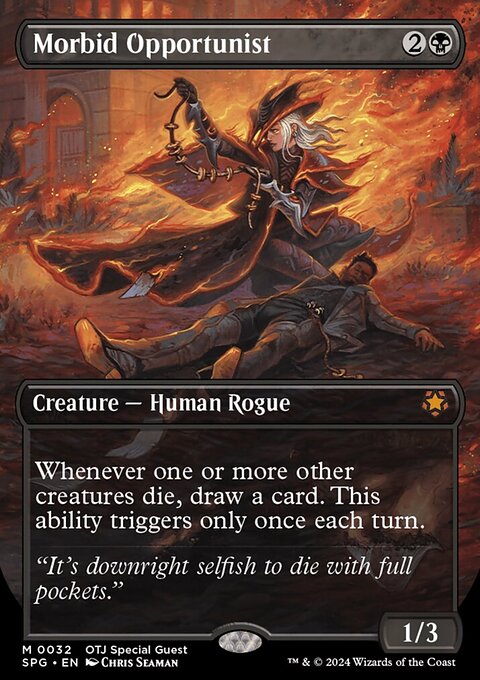 Morbid Opportunist, Special Guests #32, Magic: The Gathering card