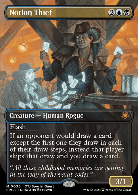 Notion Thief, Special Guests #36, Magic: The Gathering card