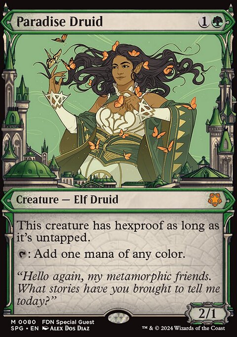 Paradise Druid, Special Guests #80, Magic: The Gathering card