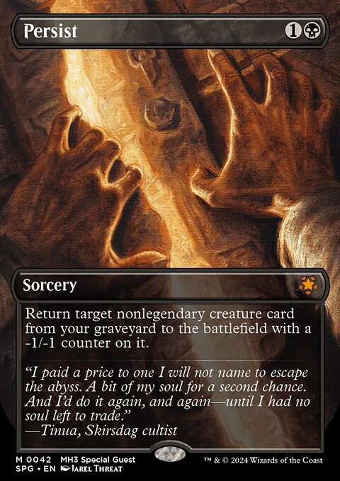Persist, Special Guests #42, Magic: The Gathering card