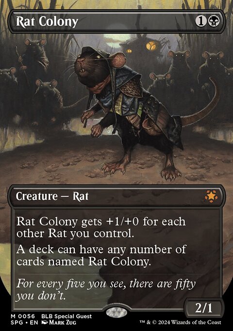 Rat Colony, Special Guests #56, Magic: The Gathering card