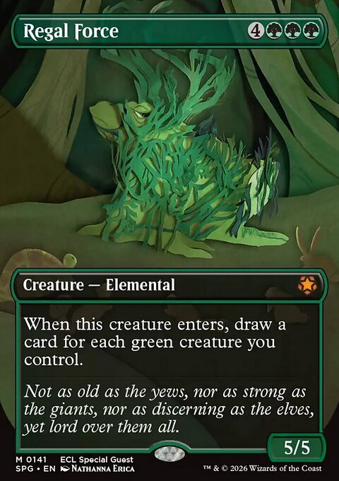 Regal Force, Special Guests #141, Magic: The Gathering card