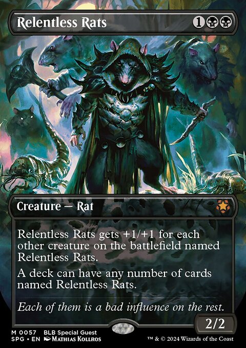 Relentless Rats, Special Guests #57, Magic: The Gathering card