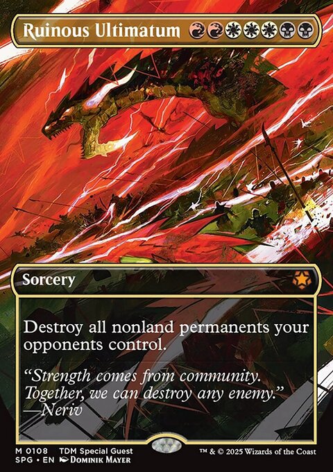 Ruinous Ultimatum, Special Guests #108, Magic: The Gathering card
