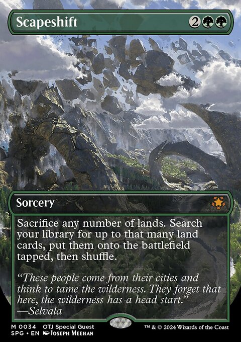 Scapeshift, Special Guests #34, Magic: The Gathering card