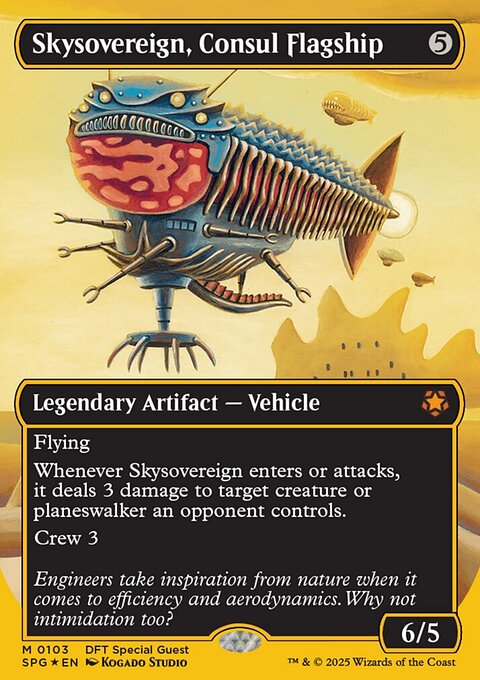 Skysovereign, Consul Flagship, Special Guests #103, Magic: The Gathering card