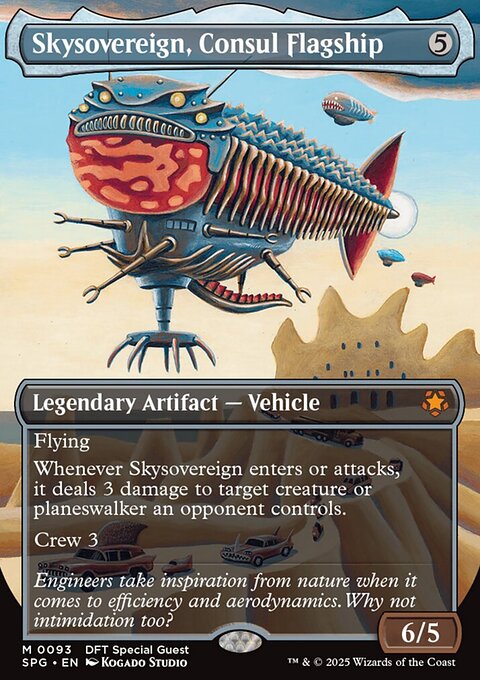 Skysovereign, Consul Flagship, Special Guests #93, Magic: The Gathering card