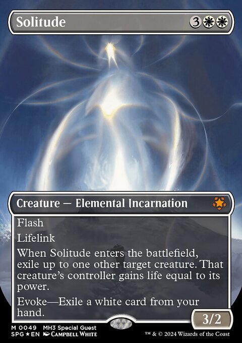 Solitude, Special Guests #49, Magic: The Gathering card
