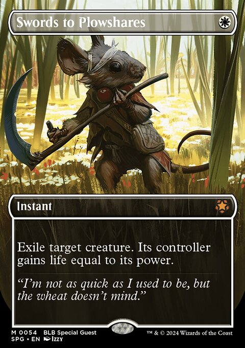 Swords to Plowshares, Special Guests #54, Magic: The Gathering card