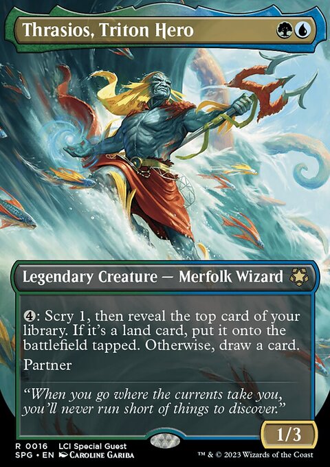 Thrasios, Triton Hero, Special Guests #16, Magic: The Gathering card