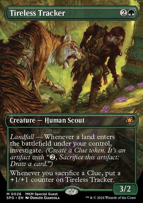 Tireless Tracker, Special Guests #26, Magic: The Gathering card