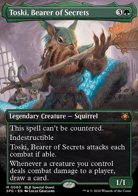 Toski, Bearer of Secrets, Special Guests #60, Magic: The Gathering card