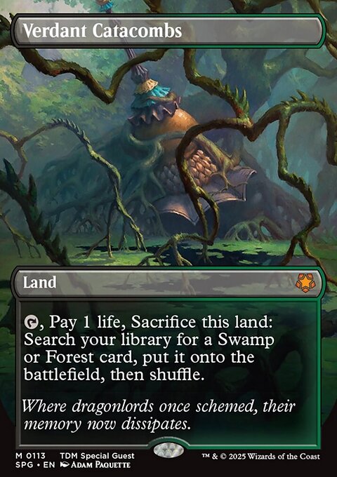Verdant Catacombs, Special Guests #113, Magic: The Gathering card