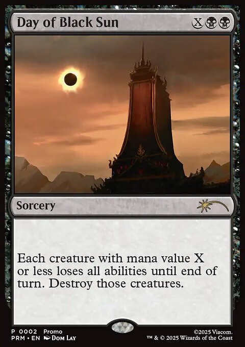 Day of Black Sun, Spotlight Series #7, Magic: The Gathering card