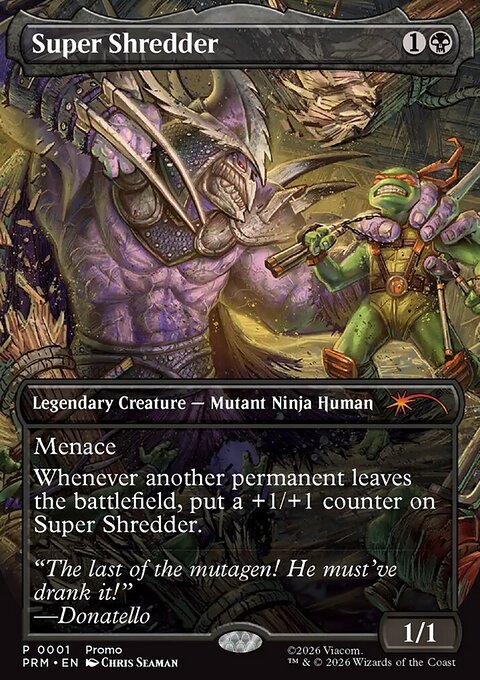 Super Shredder, Spotlight Series #9, Magic: The Gathering card