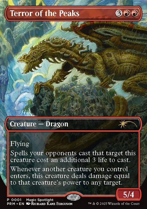 Terror of the Peaks, Spotlight Series #1, Magic: The Gathering card