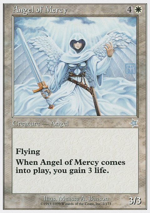 Angel of Mercy, Starter 1999 #2, Magic: The Gathering card